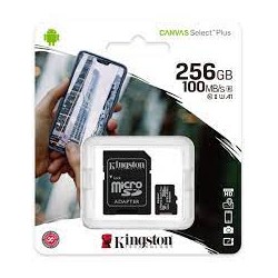 MICRO SD 256GB KINGSTON CLASS 10 CANVAS