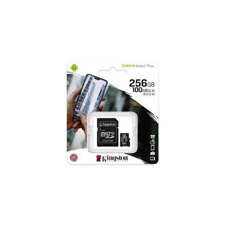 MICRO SD 256GB KINGSTON CLASS 10 CANVAS
