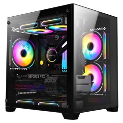 GABINETE GAMER K-MEX SPACE Y CG-413A S/ FONTE