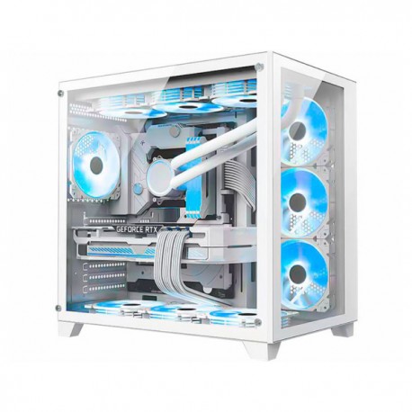 GABINETE GAMER K-MEX SPACE ATX CG-W2R4 S/ FONTE