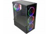 GABINETE GAMER K-MEX ELITE MULTICOLOR CG-10W5 S/ FONTE