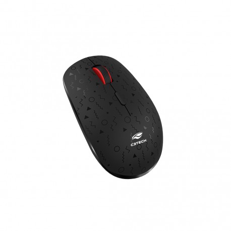 MOUSE ÓPTICO S/ FIO RECARREGÁVEL C3TECH MOD M-W90BK