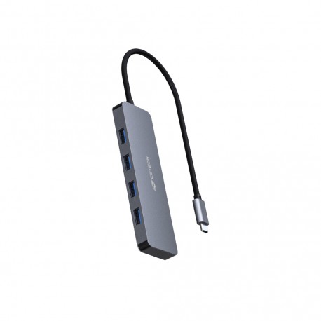 MINI HUB USB 3.0 4 PORTAS USB-USB-C C3TECH MOD HU-C330GY