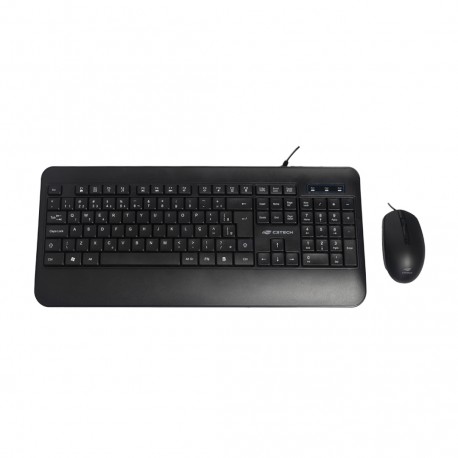 TECLADO+MOUSE C3TECH USB MOD KT-200BK