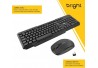 TECLADO+MOUSE SLIM BRIGHT USB S/ FIO MOD SC850065