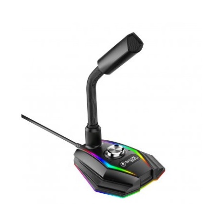 MICROFONE GAMER USB RGB BRIGHT MOD 604