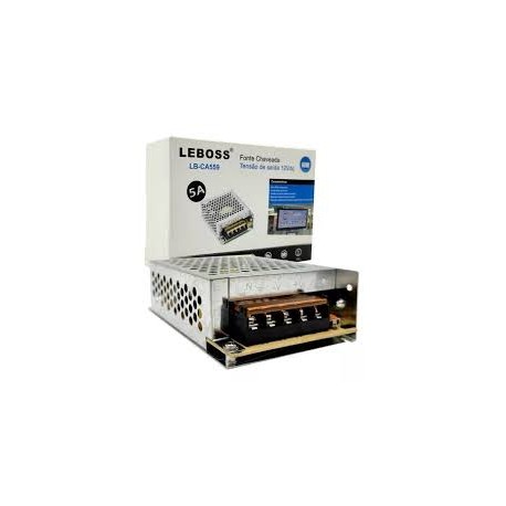 FONTE CHAVEADA 12V 5A 60W LEBOSS MOD LB-CA559
