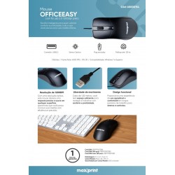 MOUSE ÓPTICO USB MAXPRINT MOD 60000154