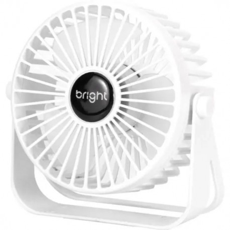 VENTILADOR DE MESA USB BRIGHT MOD VN007 BRANCO