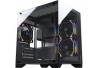GABINETE GAMER FORTREK CLARITY S/ FONTE PRETO MOD 83456