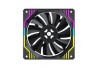 COOLER P/ GABINETE FORTREK 12X12 RAIMBOW PRETO MOD 83900