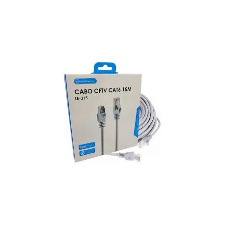 CABO REDE C/ CONECTOR RJ45 15M CAT6 IT-BLUE MOD LE-315