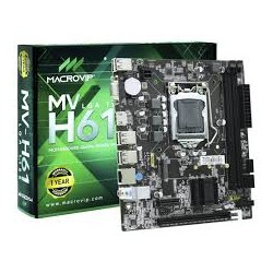 PLACA-MÃE MACROVIP MV-H61 DDR3 1155P S/V/R