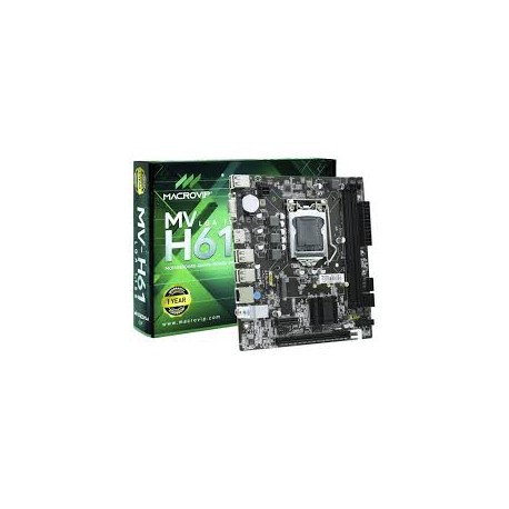 PLACA-MÃE MACROVIP MV-H61 DDR3 1155P S/V/R