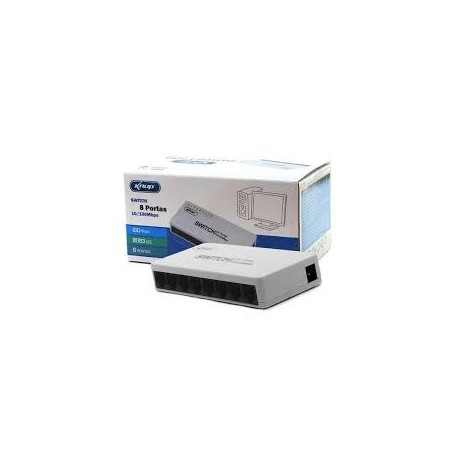 HUB SWITCH 8 PORTAS 10/100 KNUP MOD KP-EO08B