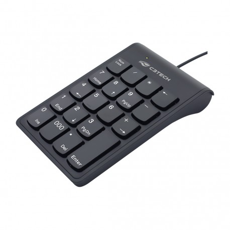 TECLADO NUMÉRICO C3TECH USB MOD KN-12BK