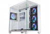 GABINETE GAMER K-MEX TIGER SHARK WHITE CG-W4J1 S/ FONTE