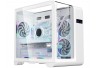 GABINETE GAMER K-MEX CYBERPUNK WHITE CG-W8KI S/ FONTE