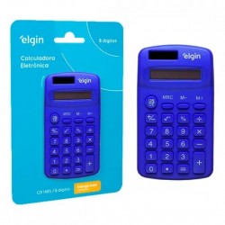 CALCULADORA BOLSO ELGIN MOD CB1485A AZUL