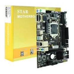 PLACA-MÃE STAR H310 DDR4 S/V/R (8º Geração e 9º Geração)