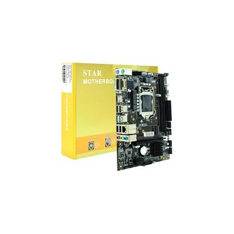 PLACA-MÃE STAR H310 DDR4 S/V/R (8º Geração e 9º Geração)