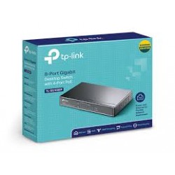 HUB SWITCH 8 PORTAS GIGABIT + POE TP-LINK TL-SG1008P