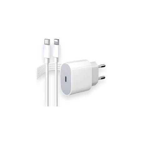 CARREGADOR TOMADA USB-C P/ CABO LIGHTNING 25W