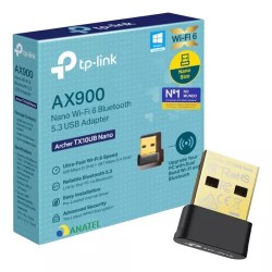 ADAPTADOR WIRELESS NANO USB TP-LINK WI-FI 6 MOD TX-10UB AX900