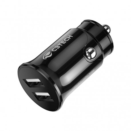 CARREGADOR VEICULAR 2 SAIDAS USB C3TECH MOD UCV-20BK