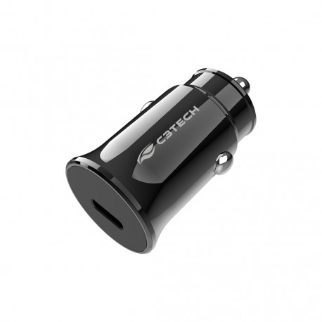 CARREGADOR VEICULAR USB-C C3TECH MOD UCV-P10BK