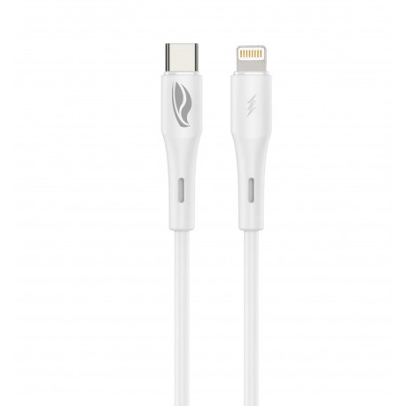 CABO USB-C LIGHTNING 1M C3TECH CB-CL300WH