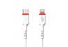 CABO USB-C LIGHTNING 1M C3TECH CB-CL100WH