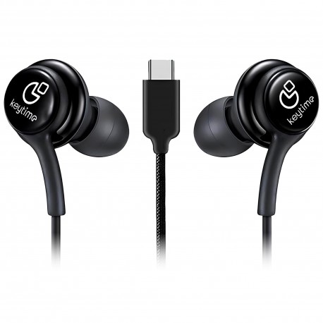 FONE DE OUVIDO KEYTIME SOUNDWAVE USB-C MOD KYT00027 PRETO