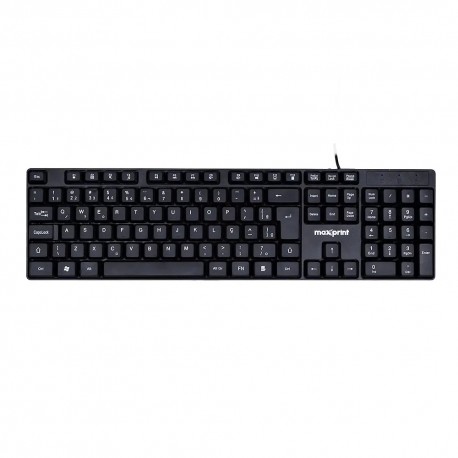 TECLADO MAXPRINT OFFICEEASY USB MOD 60000153