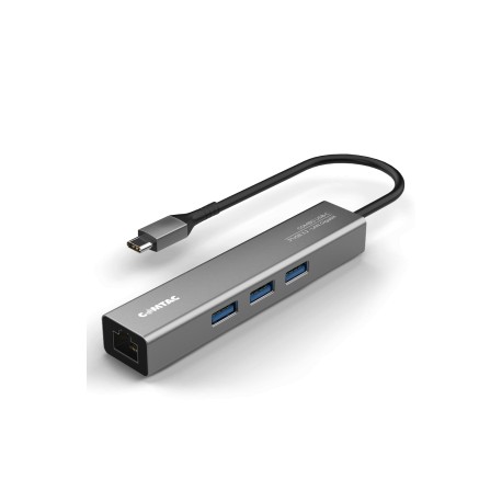MINI HUB USB 3.0 USB-C / LAN GIGABIT / 3 USB COMTAC MOD 20139454