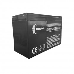 BATERIA P/ ALARME COLETEK 12V 9AH MOD BS-12V9-L T1