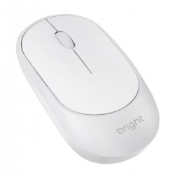 MOUSE ÓPTICO S/ FIO BRIGHT MOD MS001 BRANCO