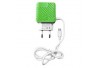 CARREGADOR TOMADA C/ 3 USB 3.0 / MICRO VERDE MOD CDQ-3U-019