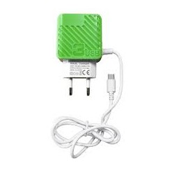 CARREGADOR TOMADA C/ 3 USB 3.0 / MICRO VERDE MOD CDQ-3U-019