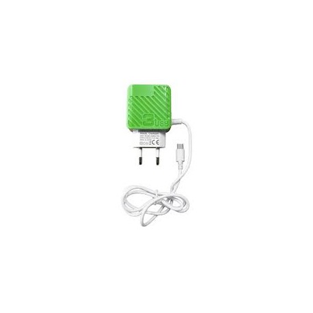 CARREGADOR TOMADA C/ 3 USB 3.0 / MICRO VERDE MOD CDQ-3U-019