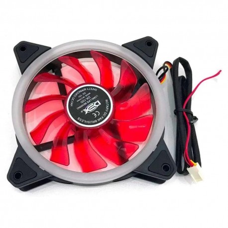 COOLER P/ GABINETE DEX 12X12 MOD DX-12D LED VERMELHO