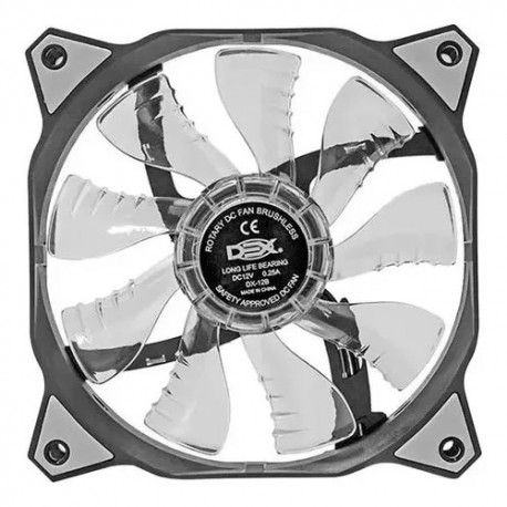 COOLER P/ GABINETE DEX 12X12 MOD DX-12B LED BRANCO