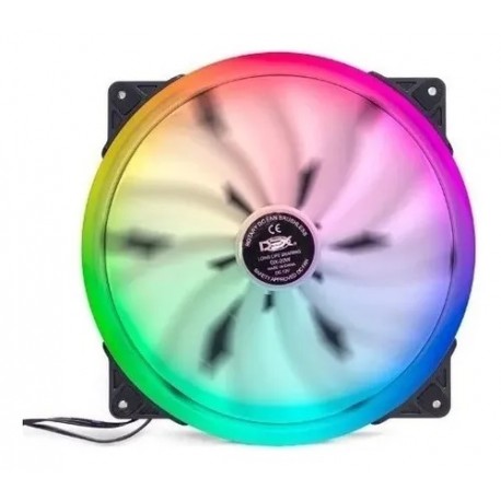 COOLER P/ GABINETE DEX 20X20 MOD DX-20W 32 LEDS RGB