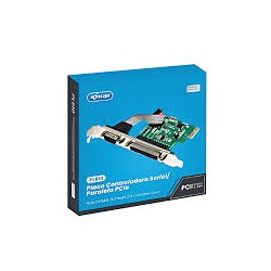 PLACA PCI EXPRESS C/ 2 SAÍDAS SERIAL 1 PARALELA KNUP MOD PL-910