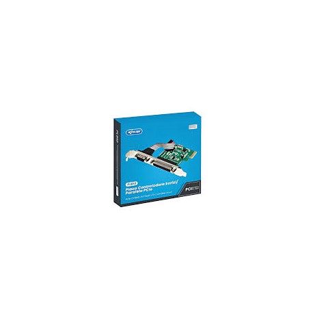 PLACA PCI EXPRESS C/ 2 SAÍDAS SERIAL 1 PARALELA KNUP MOD PL-910
