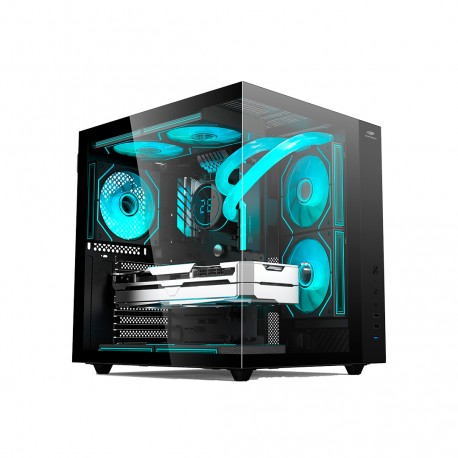 GABINETE GAMER AQUARIUS C3TECH MOD MT-G920BK S/ FONTE