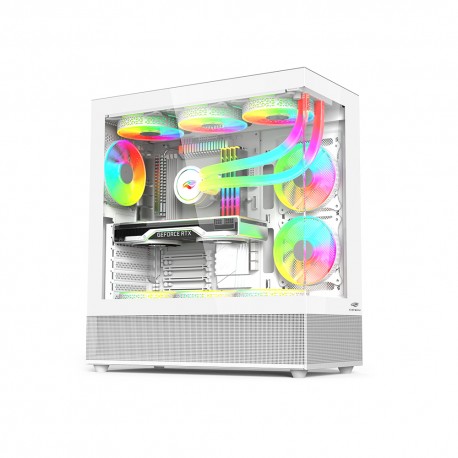GABINETE GAMER AQUARIUS C3TECH MOD MT-G850WH S/ FONTE