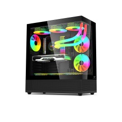 GABINETE GAMER AQUARIUS C3TECH MOD MT-G850BK S/ FONTE