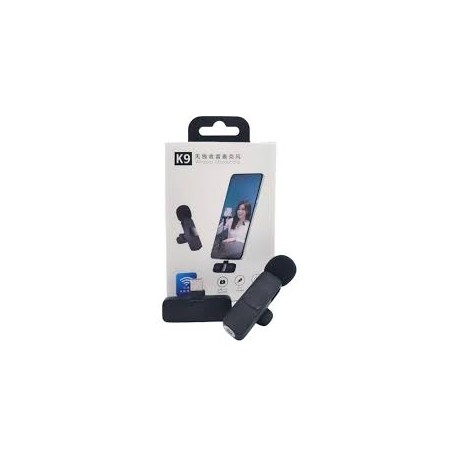 MICROFONE SEM FIO LIGHTNING K9 MOD MKF-0005