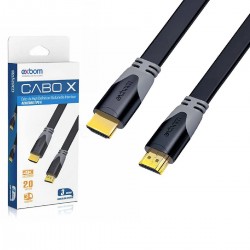 CABO VÍDEO HDMI/HDMI 3M 4K EXBOM MOD CBX-H2B30SM